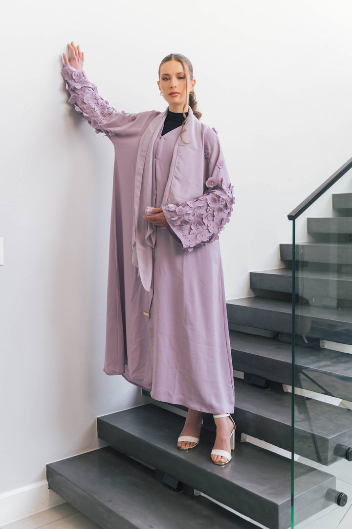 Purple Embossed