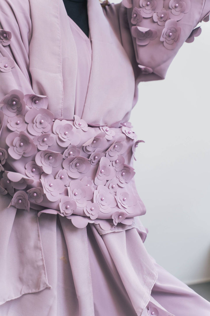 Purple Embossed