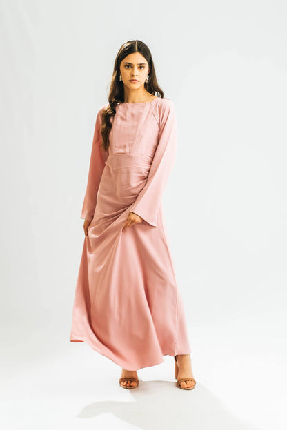 Rosélisse Lattice Cowl Dress