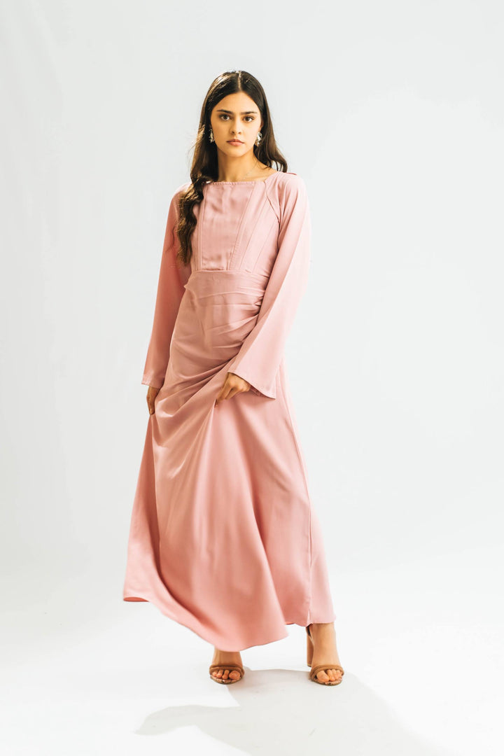 Rosélisse Lattice Cowl Dress