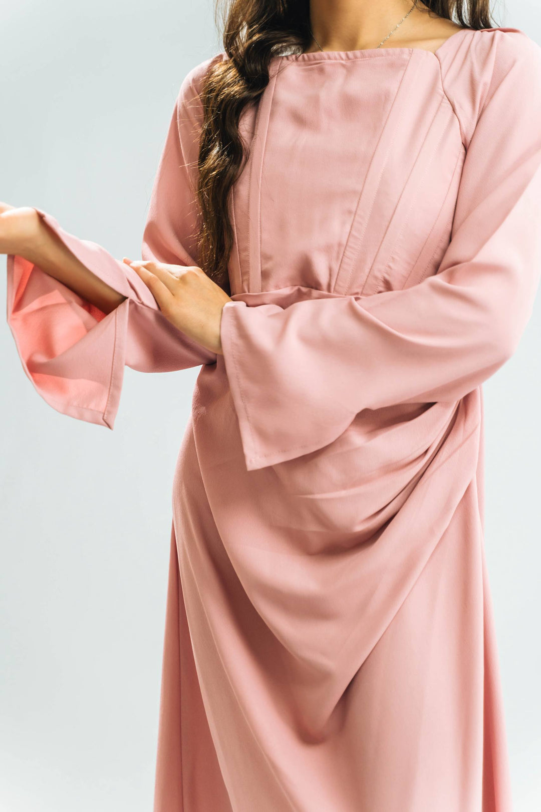 Rosélisse Lattice Cowl Dress