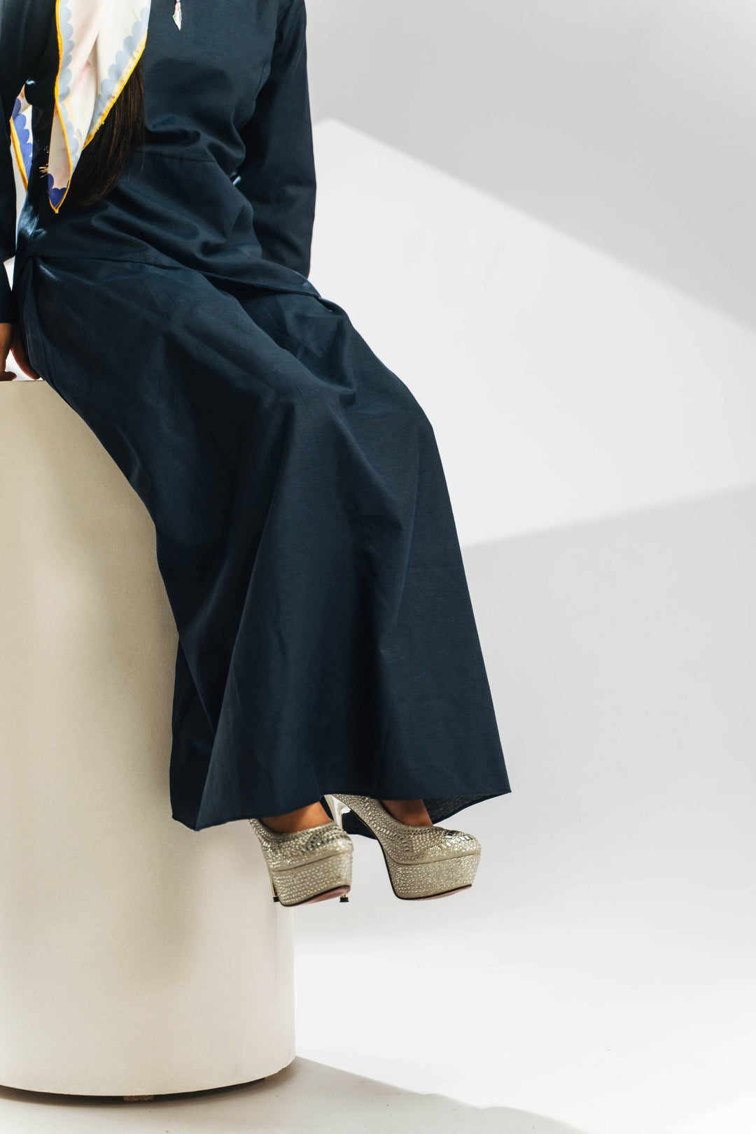 Azuré Linen Skirt Set