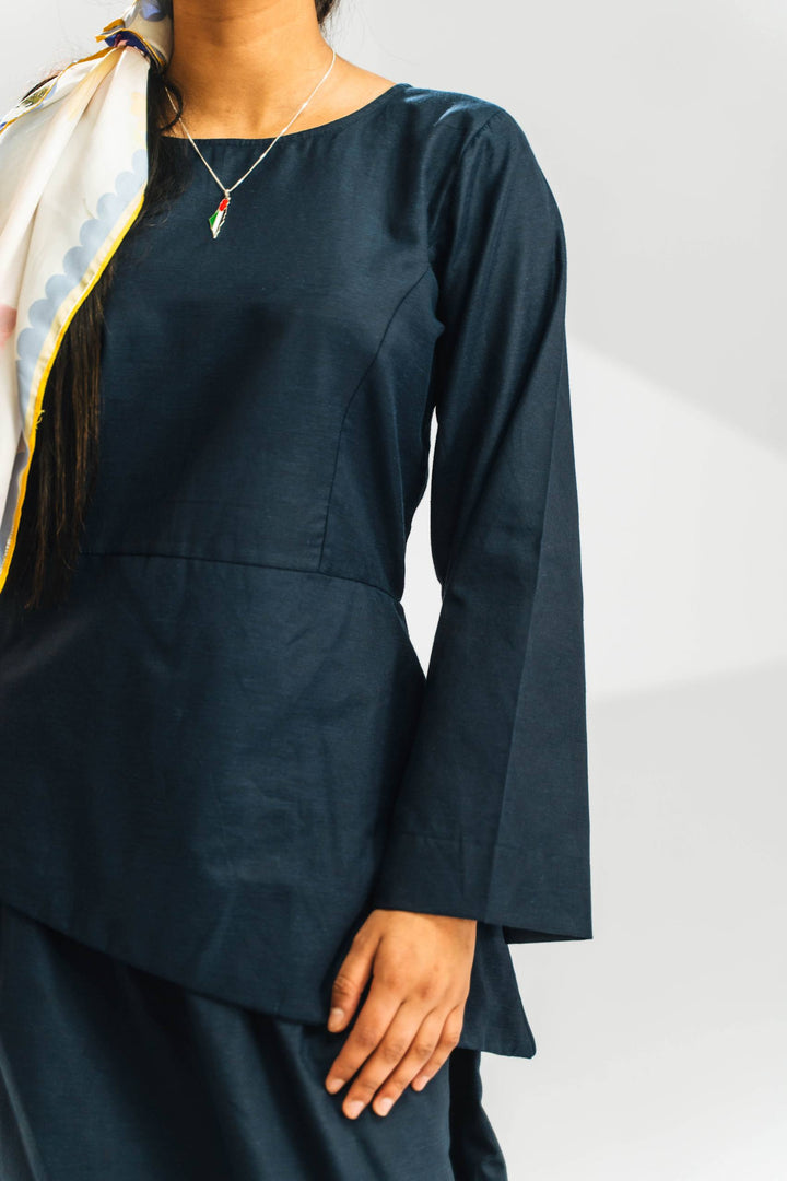 Azuré Linen Skirt Set