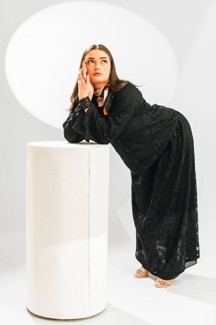 Kaenith Noir Skirt &amp; Shirt Set