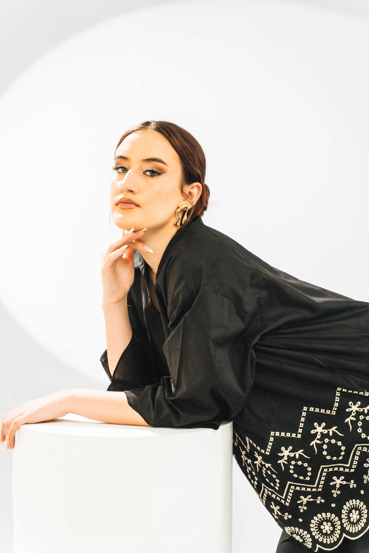 Ébène Cutwork Coord Set